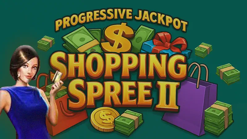 Progressive jackpot Shopping Spree II Banner